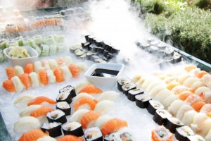 cocktel sushi finca eventos en Madrid